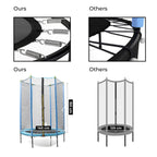 InnovaGoods Kinder Trampoline mit Sicherheit Enclosure Zuply