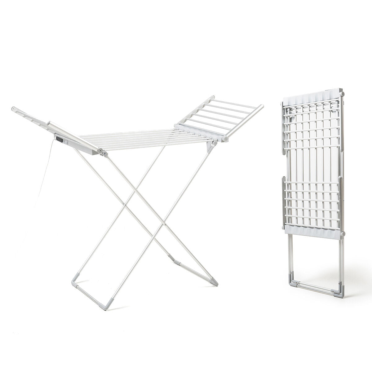 Foldable Elektrisch Clothes Trockner mit Wings, Touch Bildschirm, Timer, & Temperature Steuerung