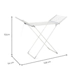 Foldable Elektrisch Clothes Trockner mit Wings, Touch Bildschirm, Timer, & Temperature Steuerung