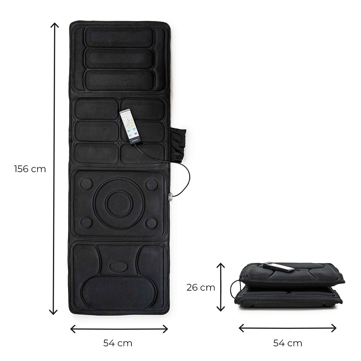 InnovaGoods Vibration Massage Mattress Vhemat