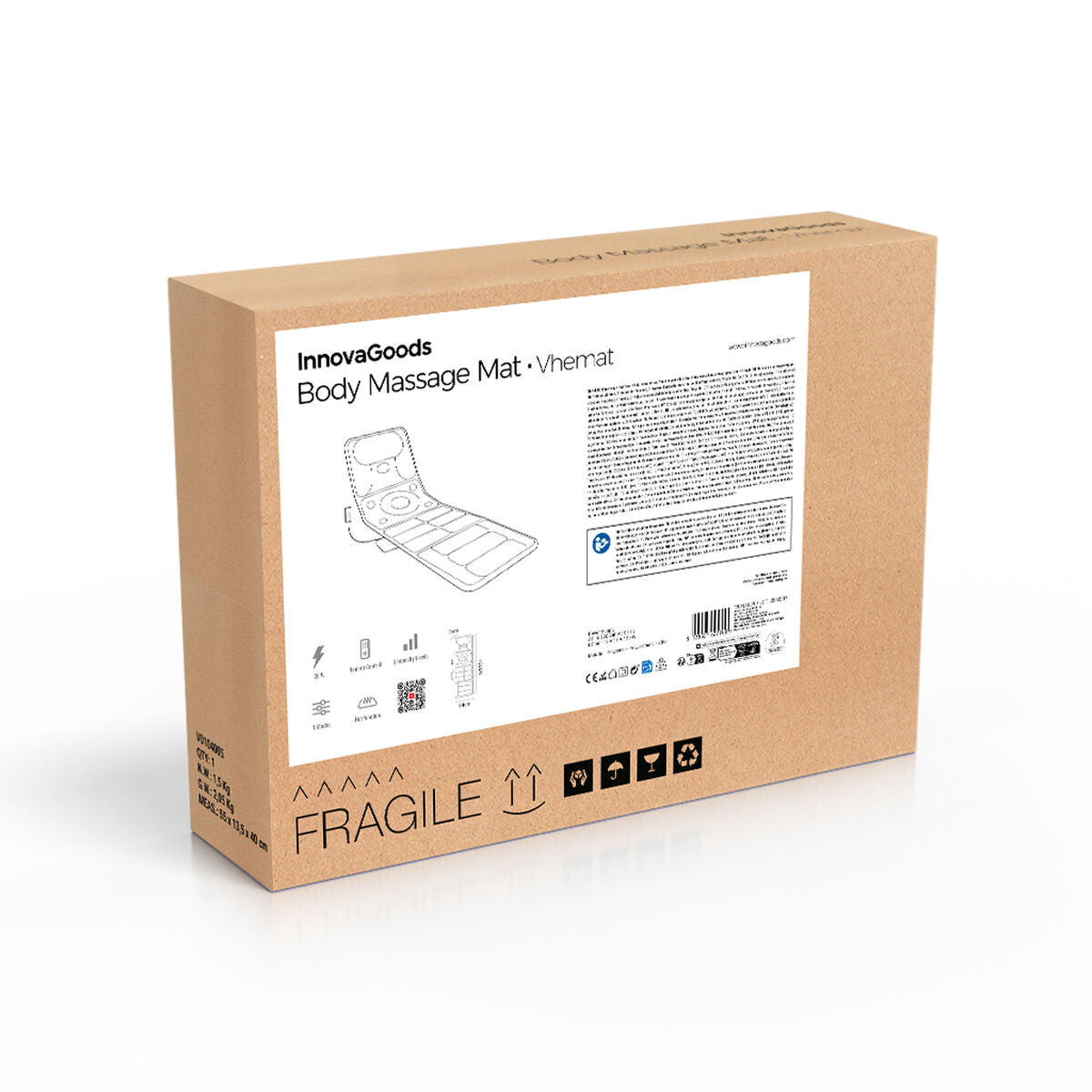 InnovaGoods Vibration Massage Mattress Vhemat