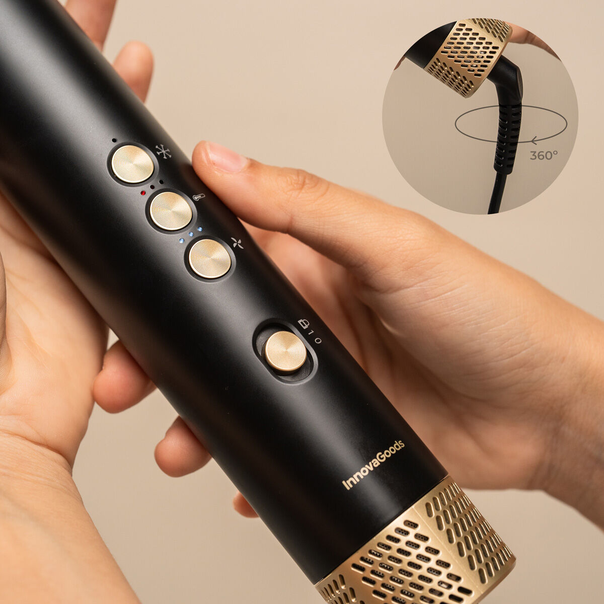 Ionic Multifunctional Air Trockner & Styler Bürste mit Coanda Technologie & 7 Zubehör Wavify