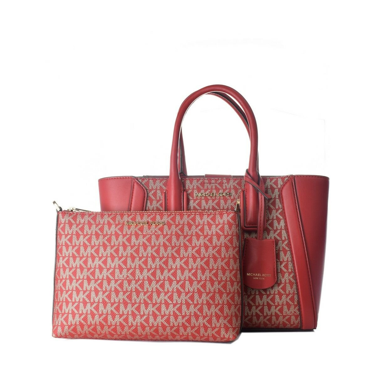 Women's Handbag Michael Kors 35F2G6KC5V-CHILI-GLD Red 24 x 18 x 8 cm - BYAG.AccessoriesBigbuyBYAG.S0368759Women's Handbag Michael Kors 35F2G6KC5V-CHILI-GLD Red 24 x 18 x 8 cm